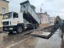 Фотографии с замены изношенного участка канализационного коллектора по ул. Интернациональной